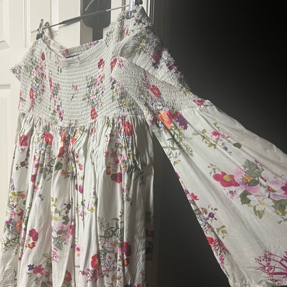 TORRID off-shoulder, bell sleeve dress